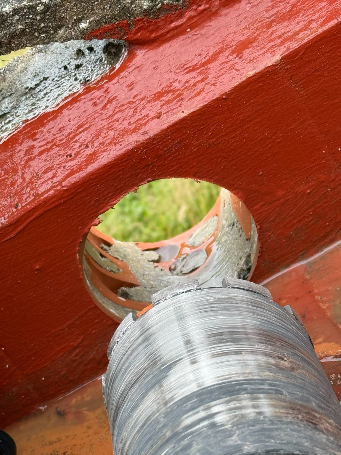 Perforación y apertura del paso