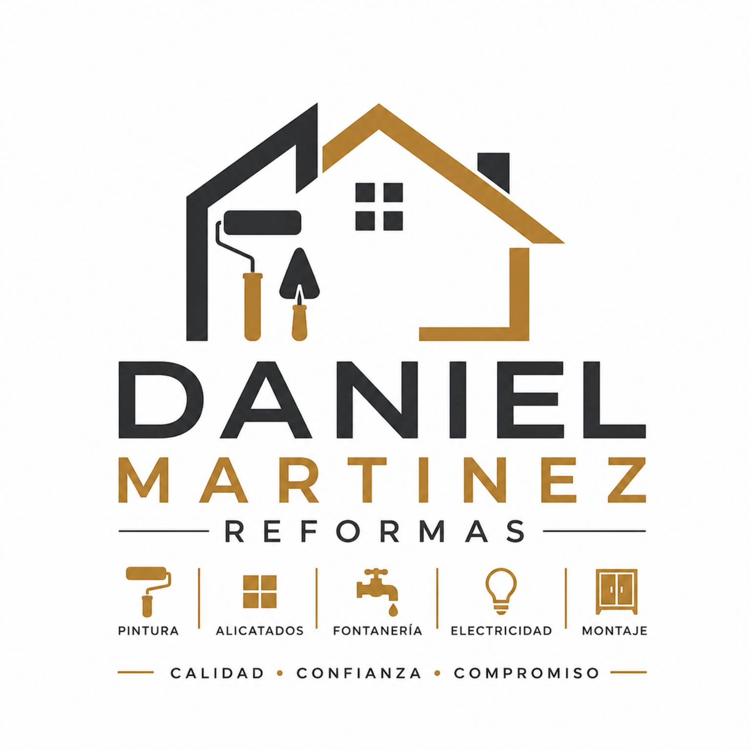 Daniel Martínez Reformas - Logo Completo